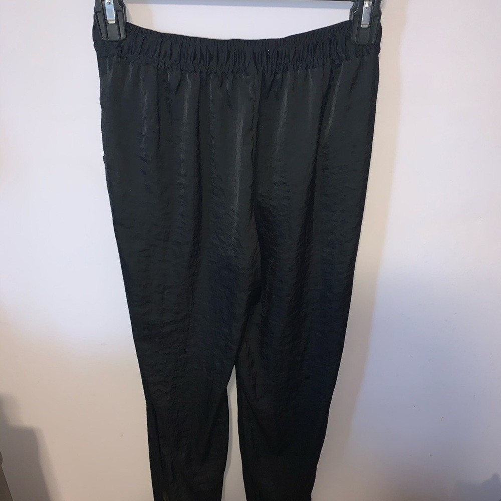 Princess Vera Wang Silk Jogger Pants Black Size XS - Picture 2 of 8